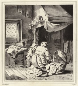 国内シーン 作： Cornelis Pietersz Bega